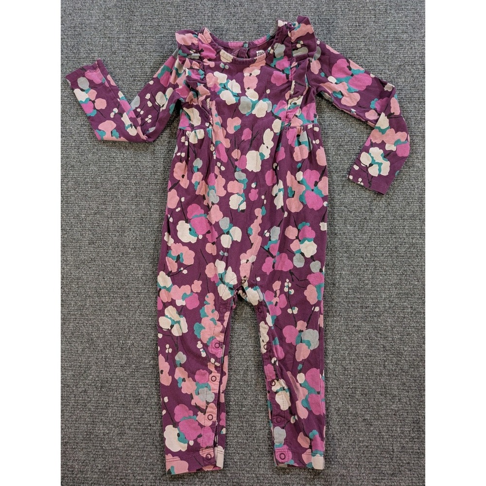 Tea Collection Floral Romper Toddler 18-24 Months
